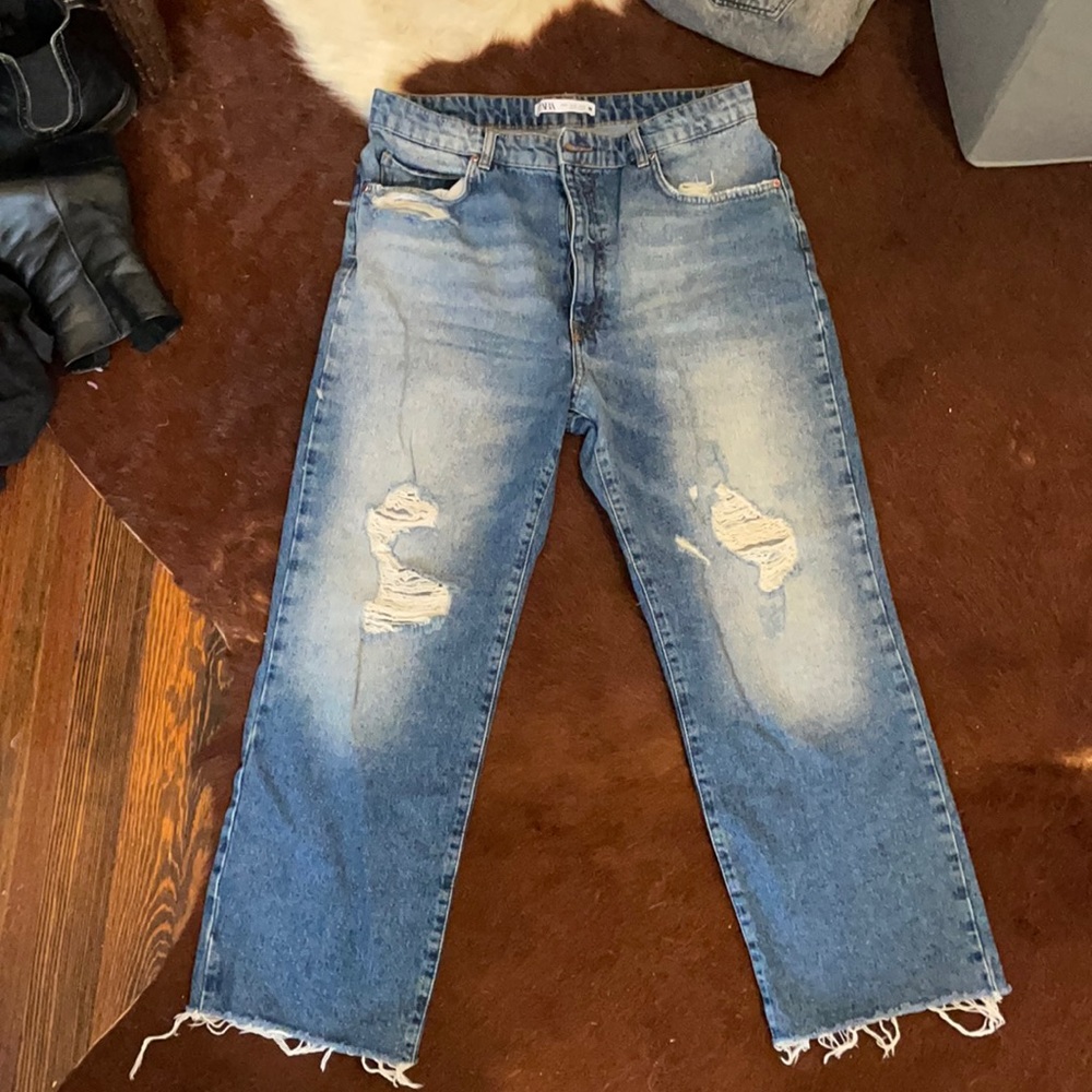 Zara jeans, boyfriend jeans